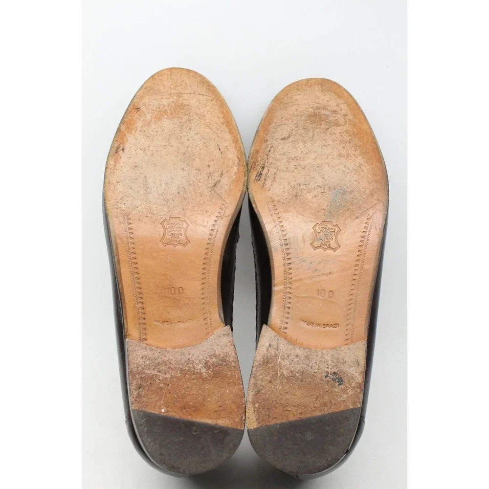 Giorgio Brutini Le Glove 2000‎ Tassel Loafer Mens 10 D Brown Leather Dress Shoes
